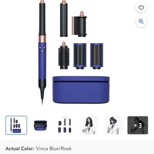 Blue and Rose Hair Styling Set